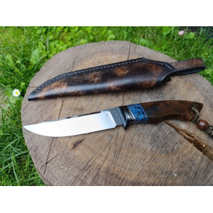 ГАЛАКТИКА ніж ручної роботи майстра GARAGE ART, сталь 95х18М, 60 HRC. Photo 2